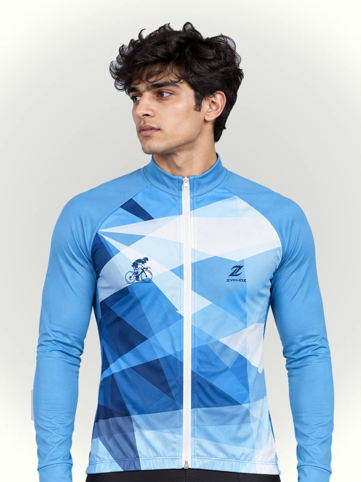 Azure Personalized Cycling Jersey FS