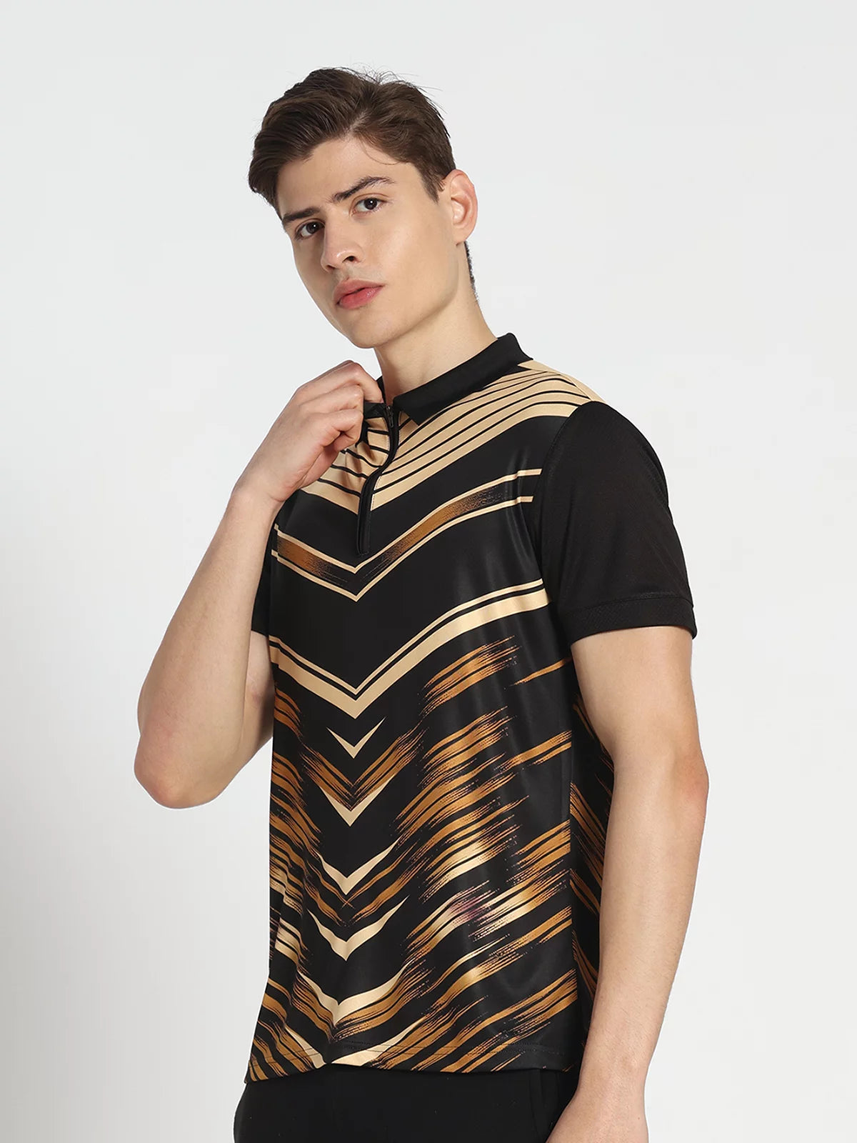 New Black And Golden Customized Jersey