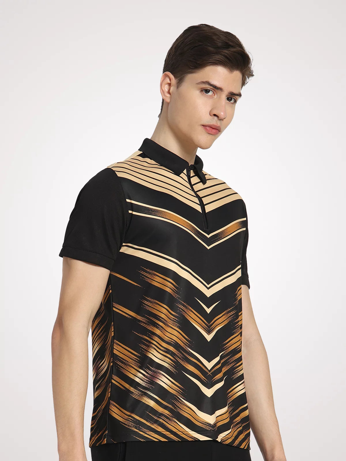 New Black And Golden Customized Jersey