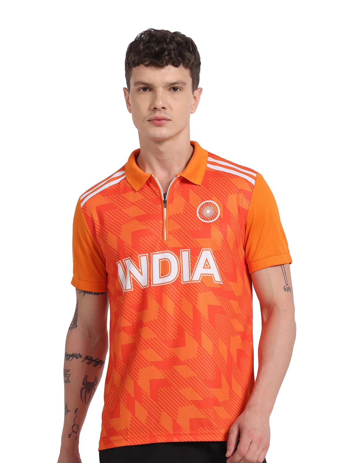 India Orange Cricket Jersey