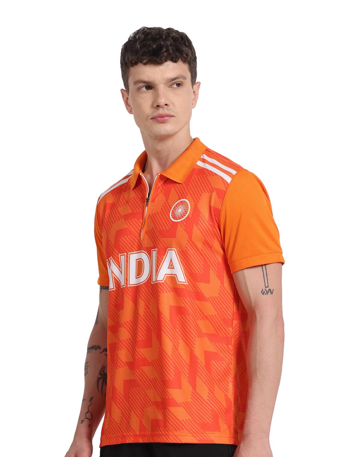 India Orange Cricket Jersey