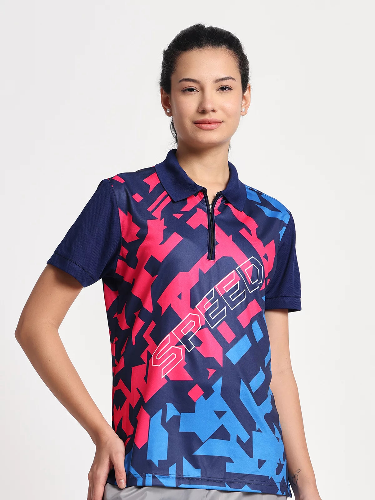 Pink Pixel Women's Customized Jersey