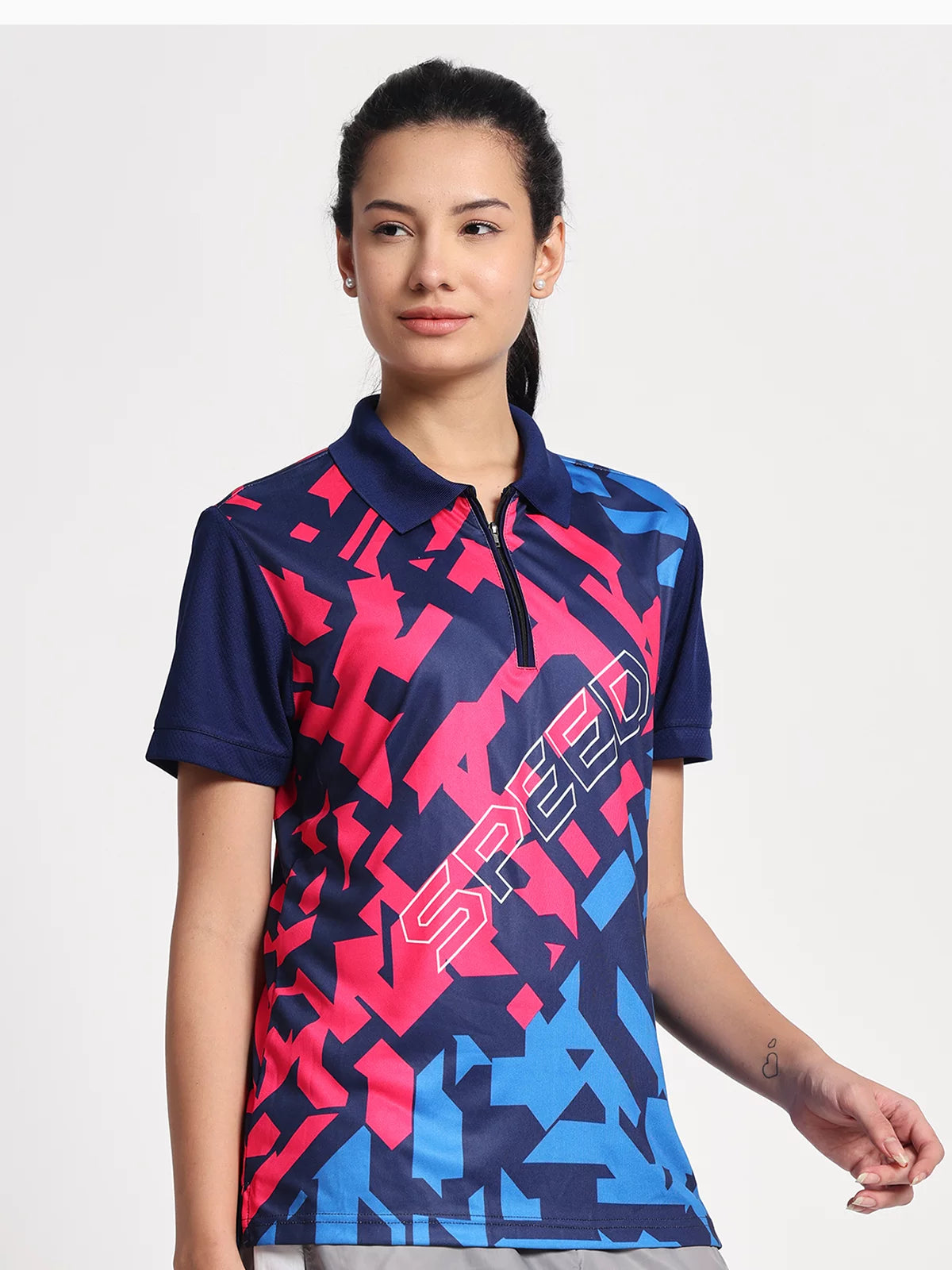 Pink Pixel Women's Customized Jersey