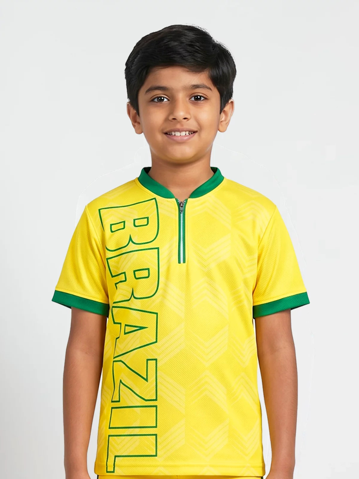Brazil Kids Customized Jersey