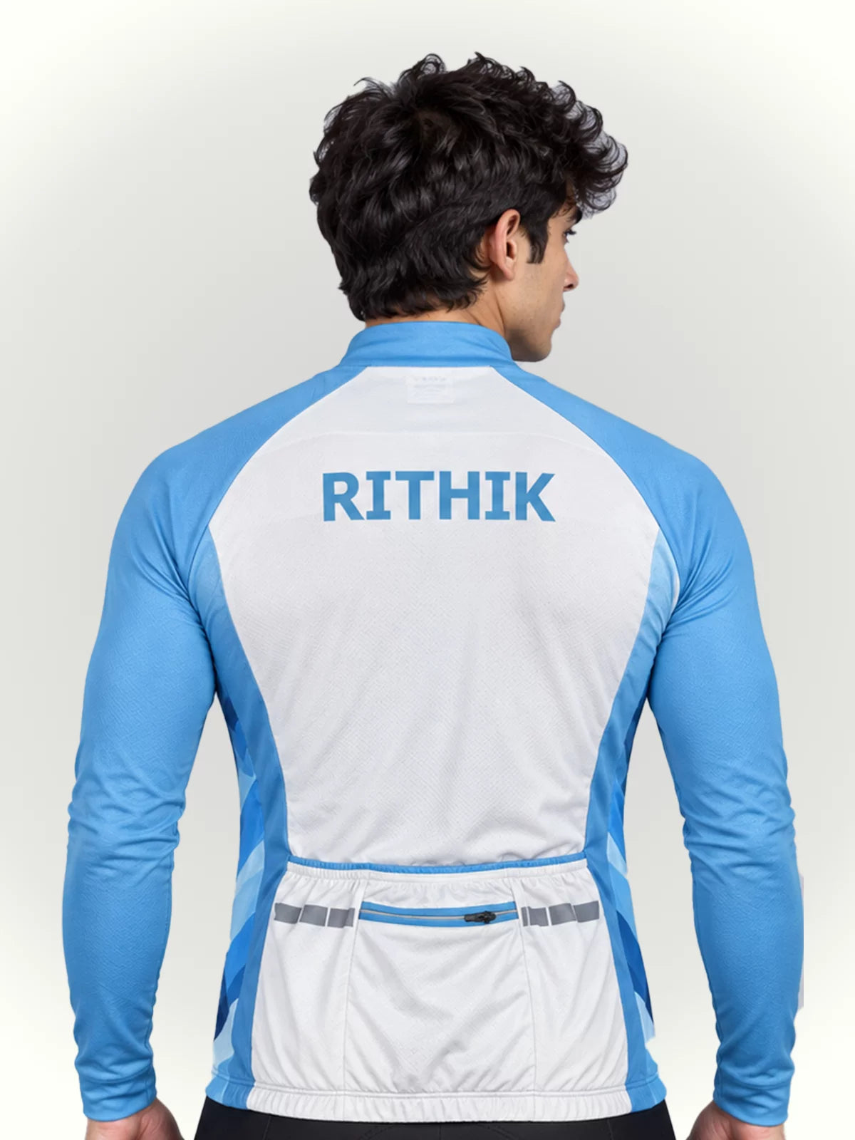 Azure Personalized Cycling Jersey FS