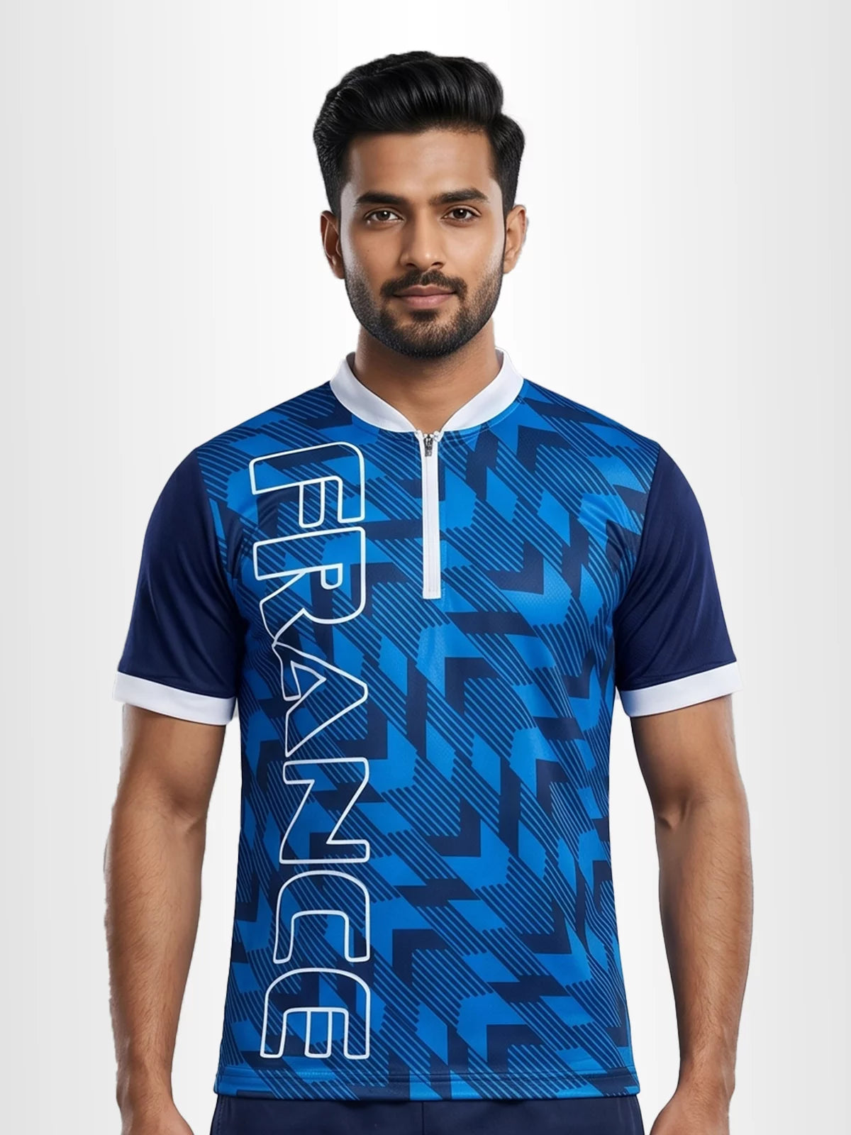 France Men's Personalized Football Jersey
