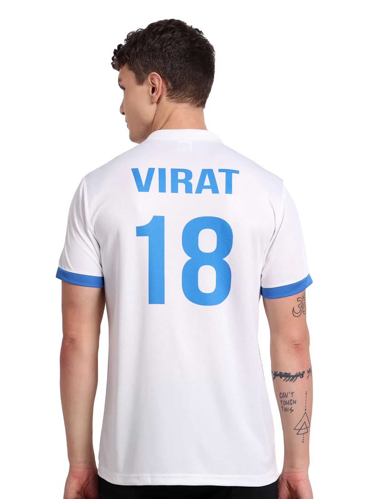 India White Cricket Jersey